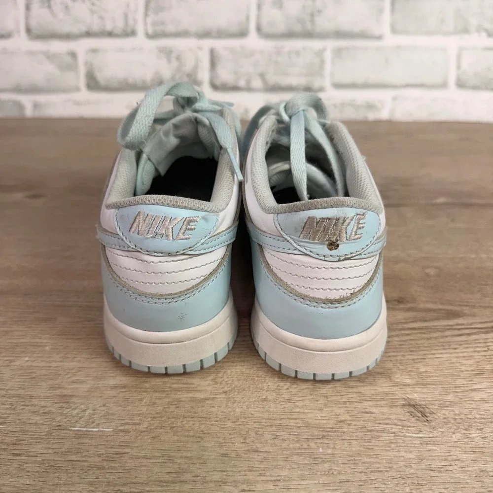 Nike Dunk Low Polar Blue White Sneakers Girls Size 5Y